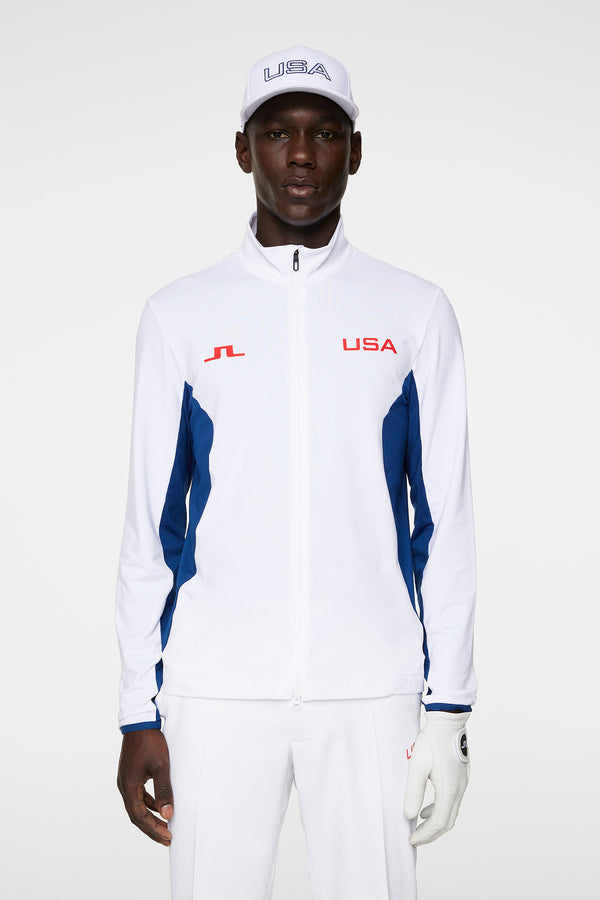 Constantin Full Zip / White