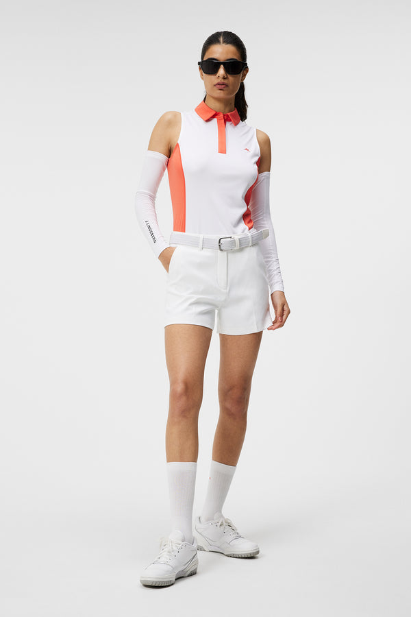 Edna Sleeveless Top / White