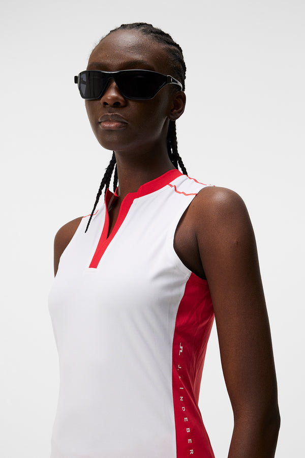 Neah Sleeveless Top / White