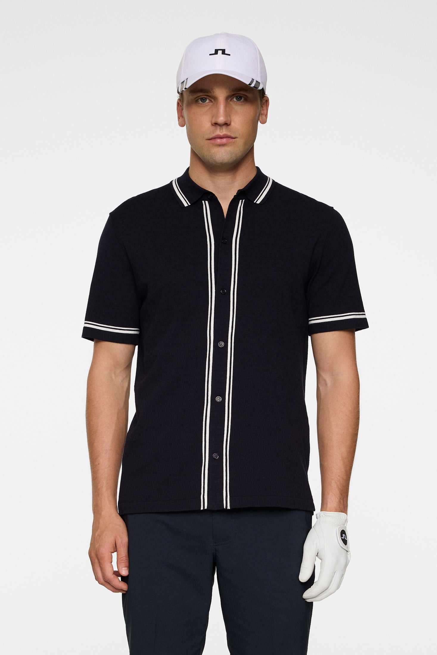Nicolai Knitted Polo Shirt / JL Navy – J.Lindeberg EU