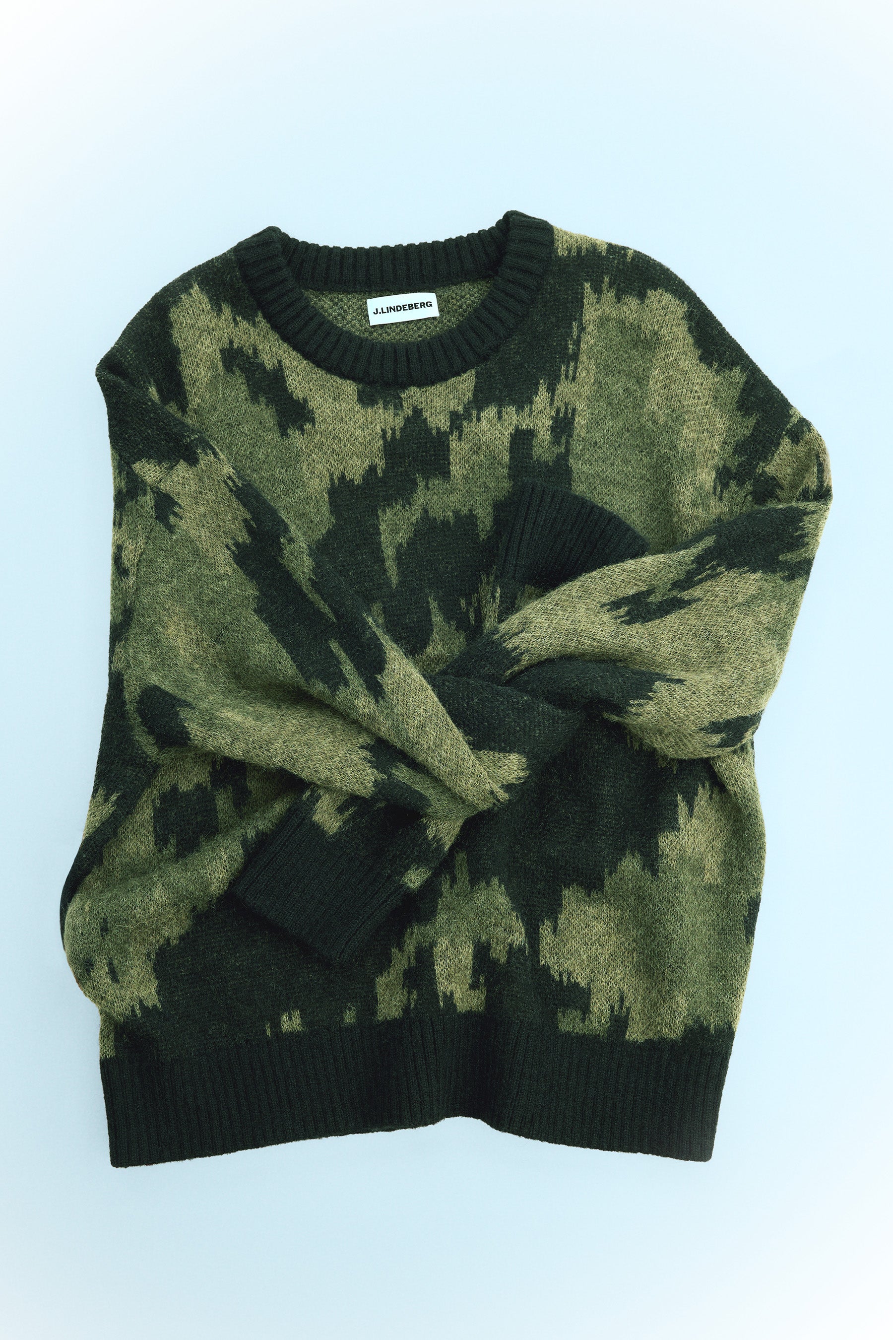 Nate Graphic Jacquard Knit / Forest Green – J.Lindeberg