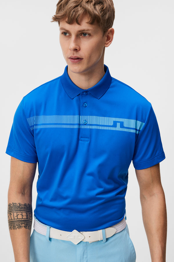 Klas Regular Fit Golf Polo / Nautical Blue
