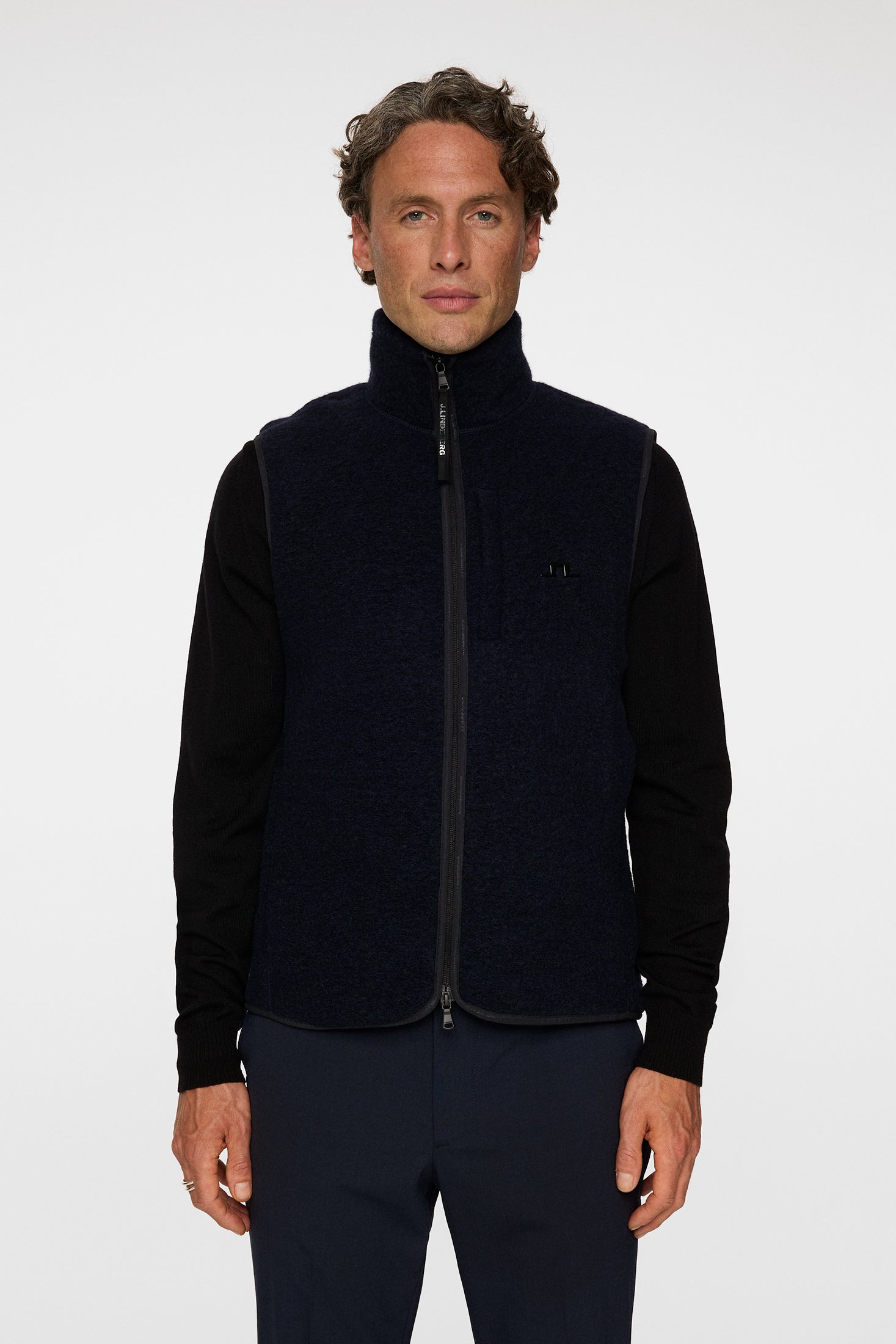Duncan Wool Fleece Vest / JL Navy – J.Lindeberg