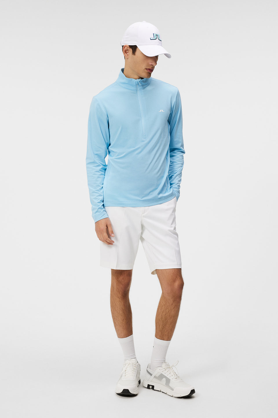 Luke Quarter Zip Mid Layer / Baltic Sea