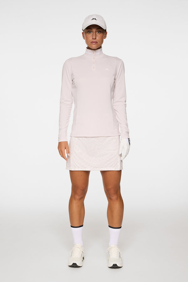 Hertta Long Sleeve Polo / Grey Lilac