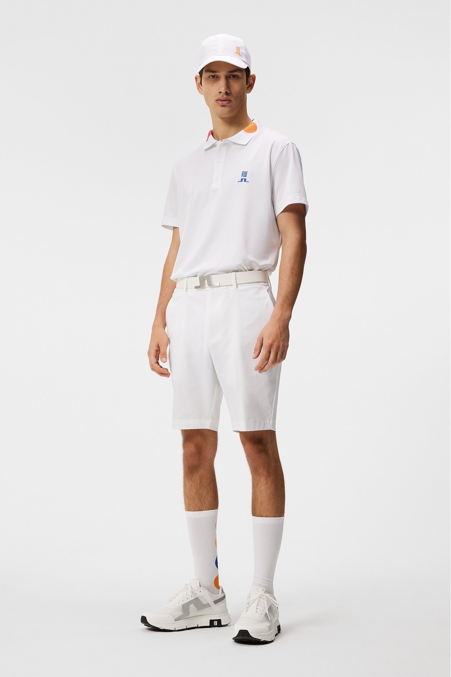 RW Tech Mesh Polo Shirt / White