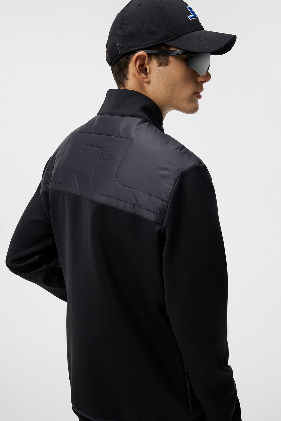 Martino Quilt Hybrid Jacket / Black