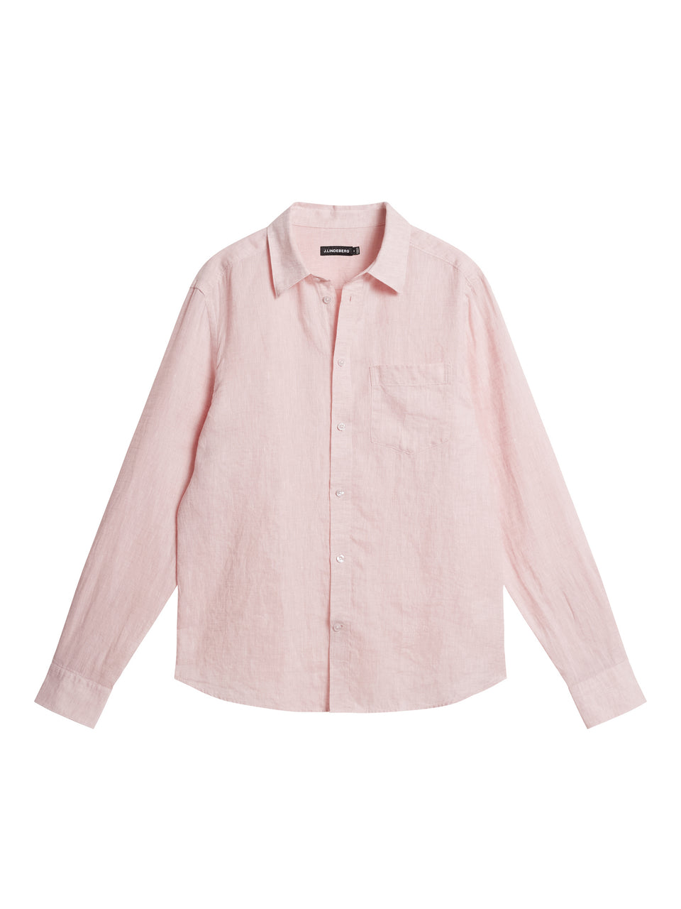 Slim LS Linen Melange Shirt / Powder Pink