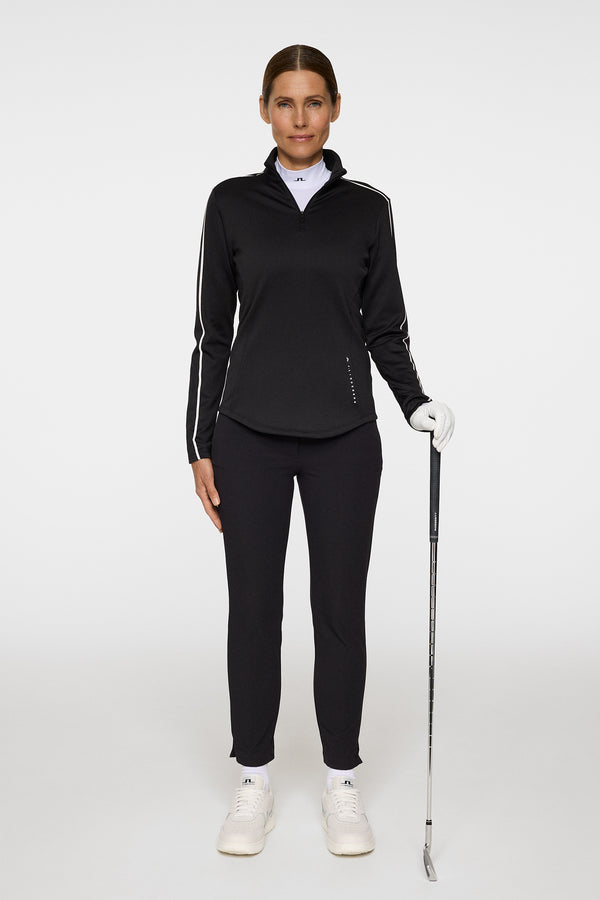Nefe Quarter Zip Mid Layer / Black