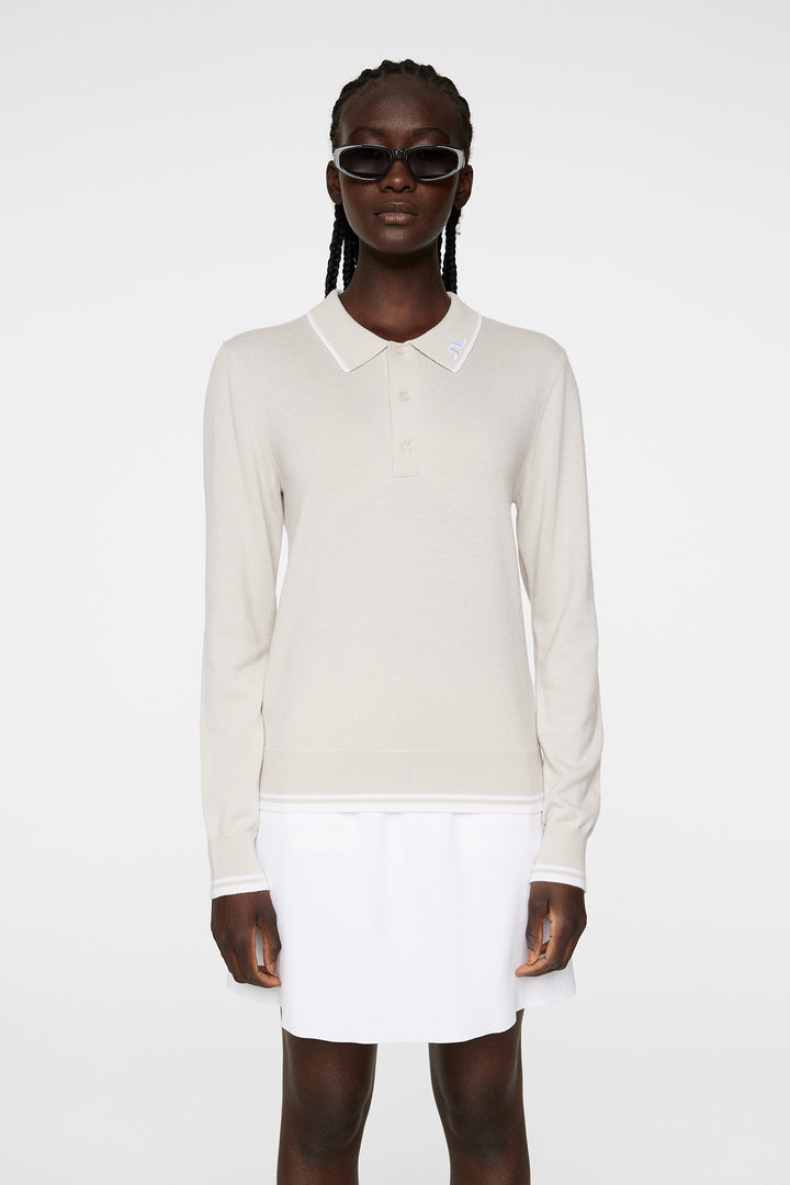 J.LINDEBERG 23SS WOMEN ZETA KNITTED SHIRT