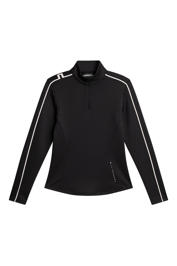 Nefe Quarter Zip Mid Layer / Black