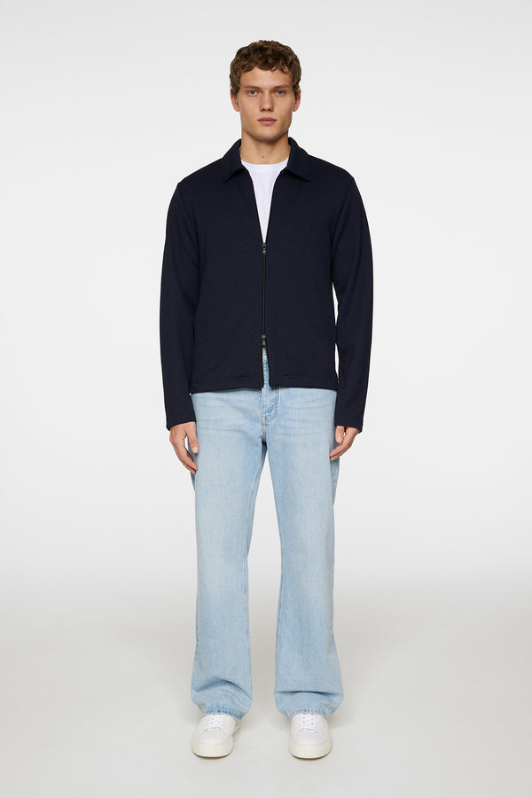 Lansa Jersey Zip Jacket / JL Navy
