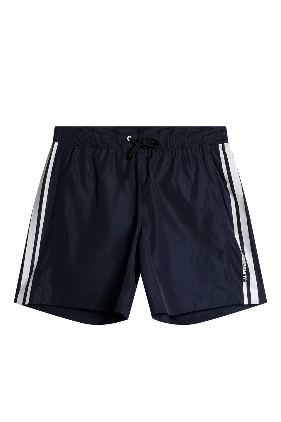 Delta Stripe Swim Shorts / JL Navy