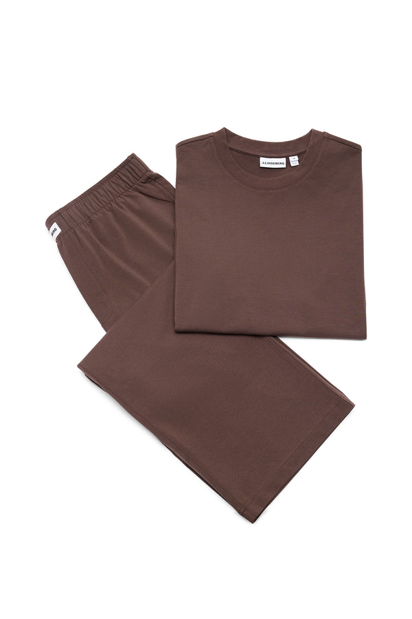 Pierce Pyjama Set / Seal Brown