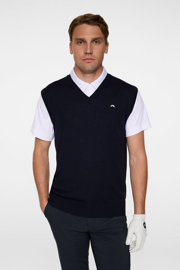 Liam Knitted Vest / JL Navy
