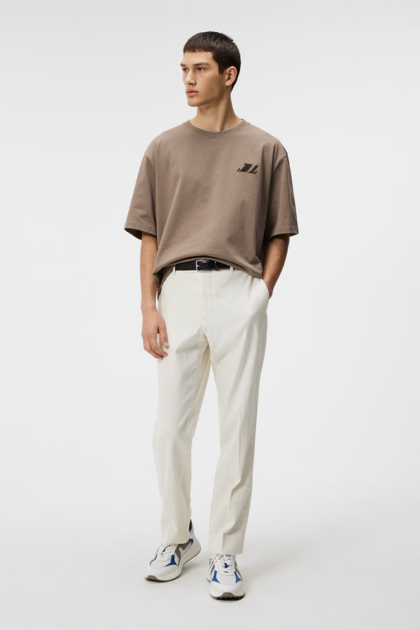Lois Linen Stretch Pants / Cloud White