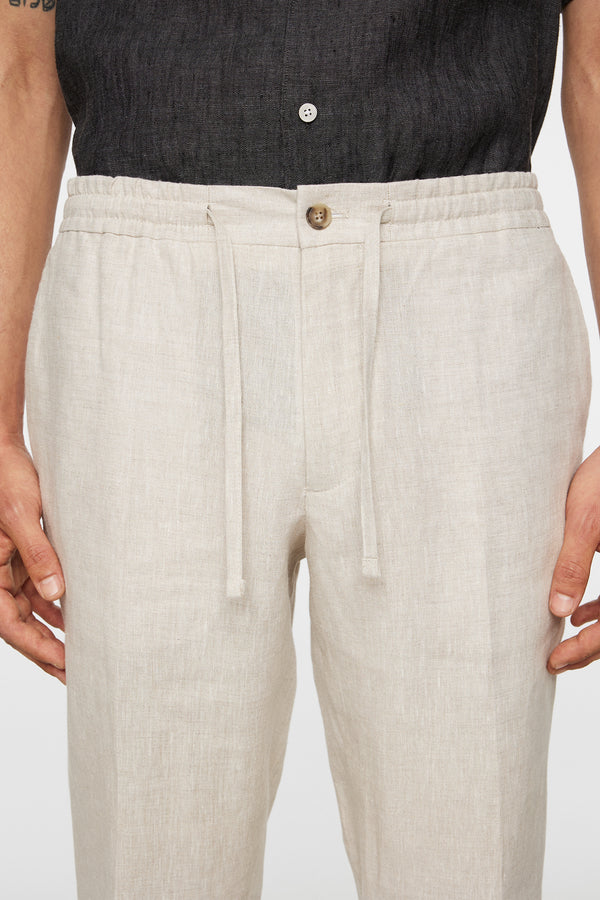 Soren Drape Linen Pants / Moonbeam