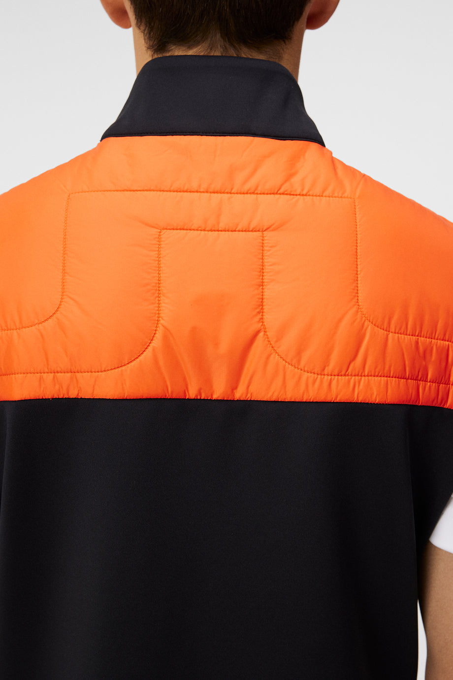 Martino Quilt Hybrid Vest / Tangerine Tango