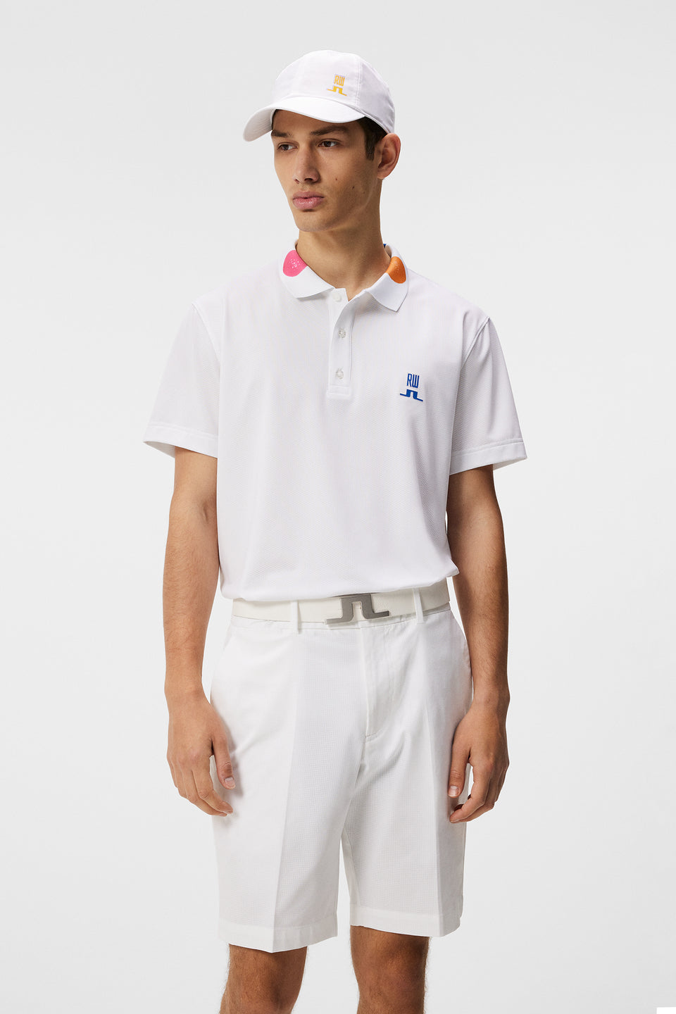 RW Tech Mesh Polo Shirt / White