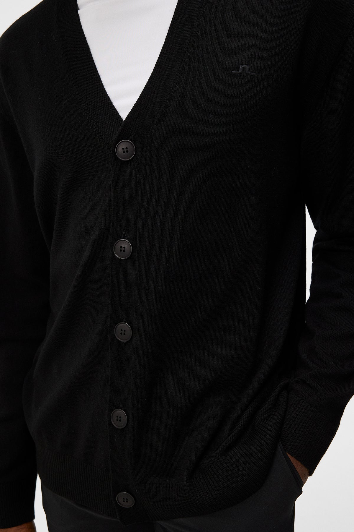 Lucas Knitted Cardigan / Black