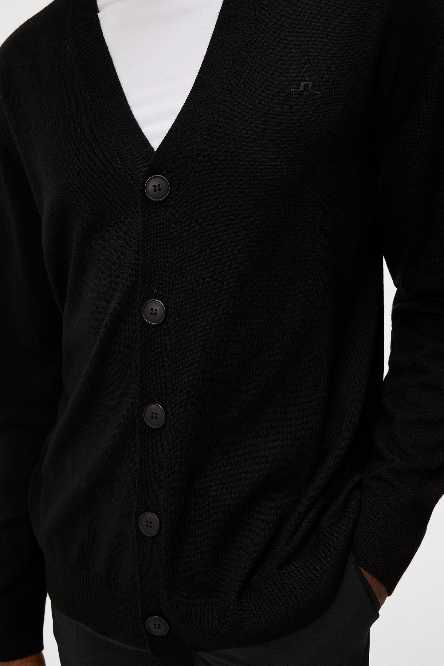 Lucas Knitted Cardigan / Black