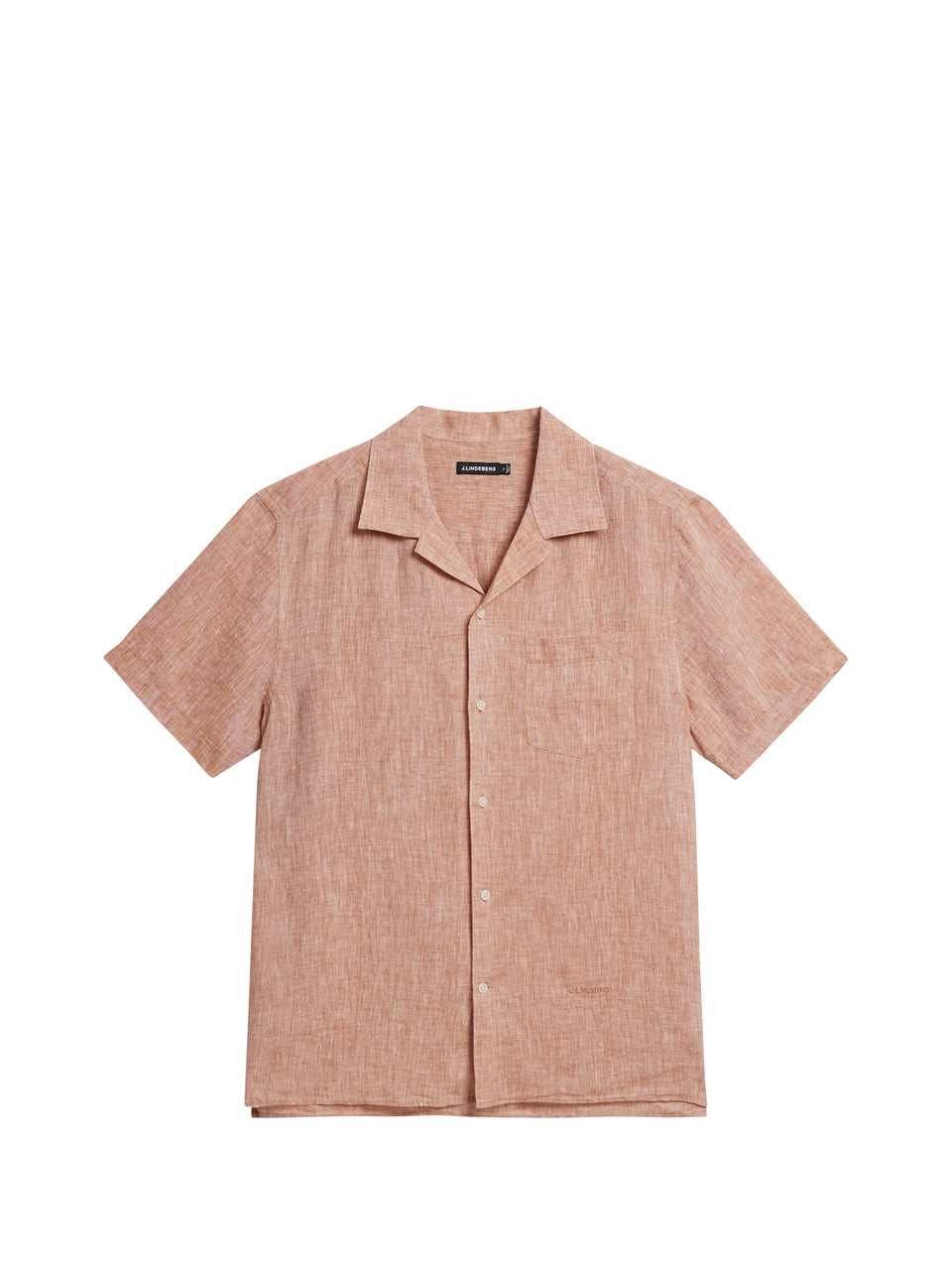 Linen Melange SS Reg Shirt / Minimal