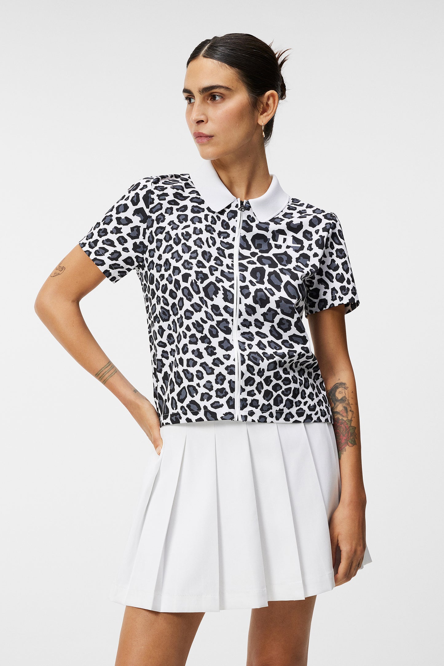Violette Print Shirt / BW Leopard