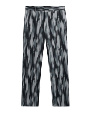 Haij Printed Linen Mix / Black