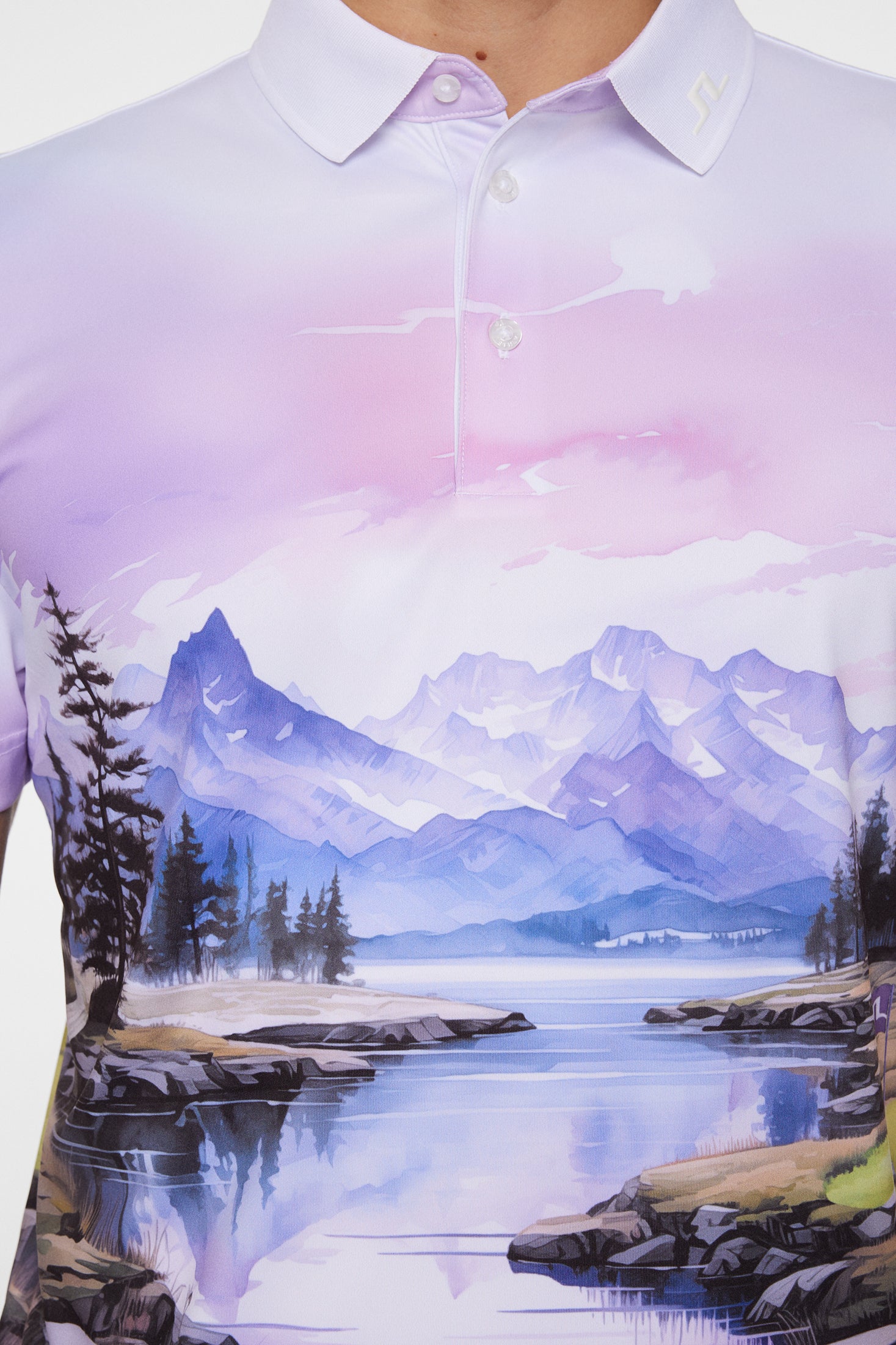 Samuel Polo / Landscape Watercolor purple L – J.Lindeberg