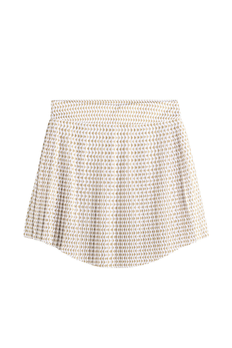 Brooke Print Skirt / Diamond Kelp White S