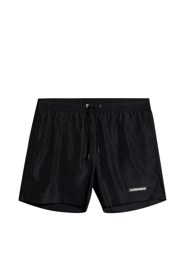 Banks Solid Swim Trunks / Black