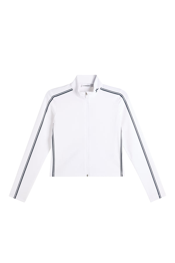 Madi ZIp Mid Layer / White