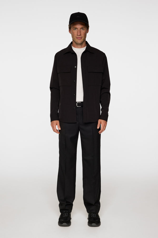 Gabi Sharp Twill Pants / Black