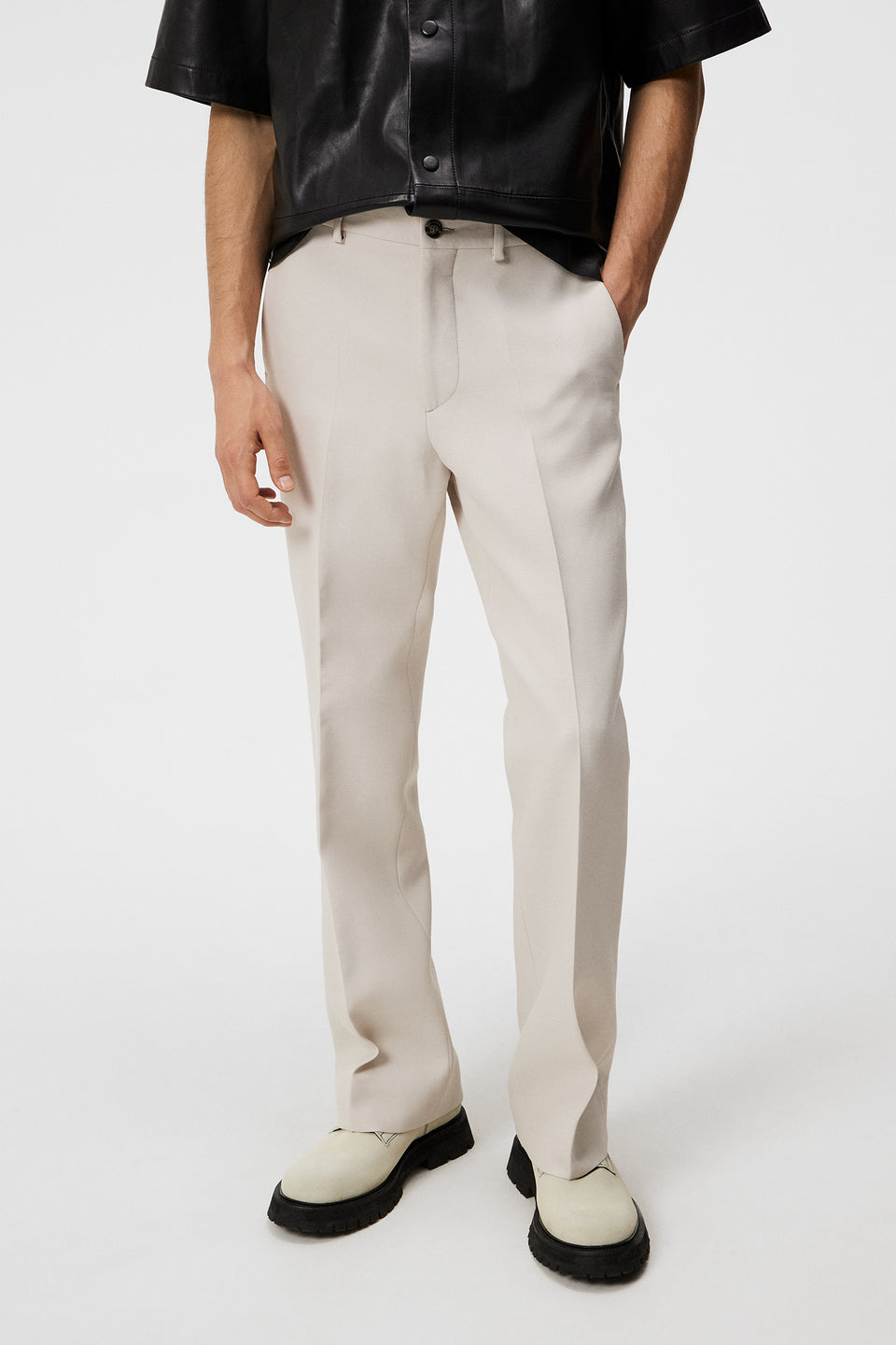 Gomor Double Weave Pants / Moonbeam