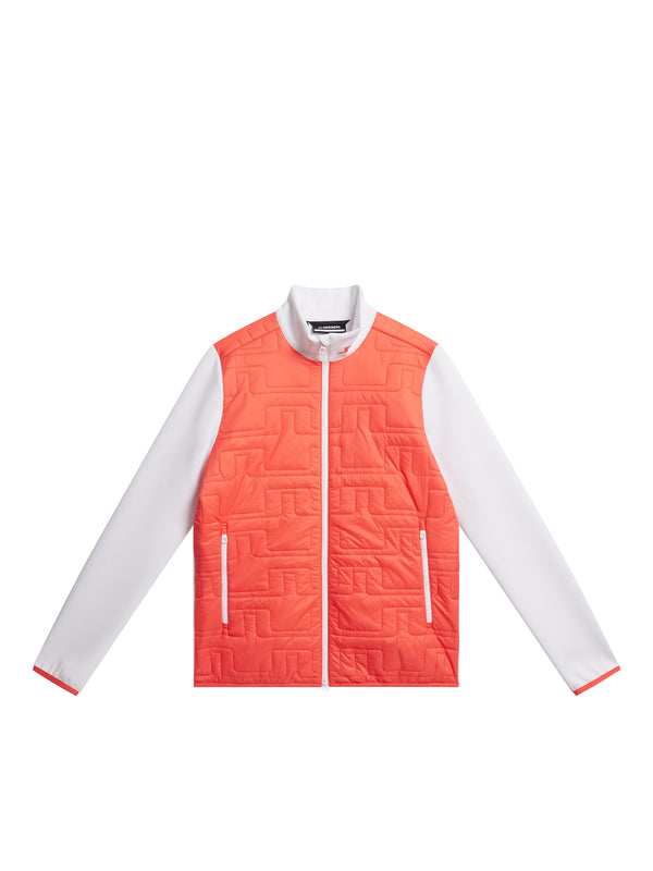 Stefania Hybrid Jacket / Hot Coral