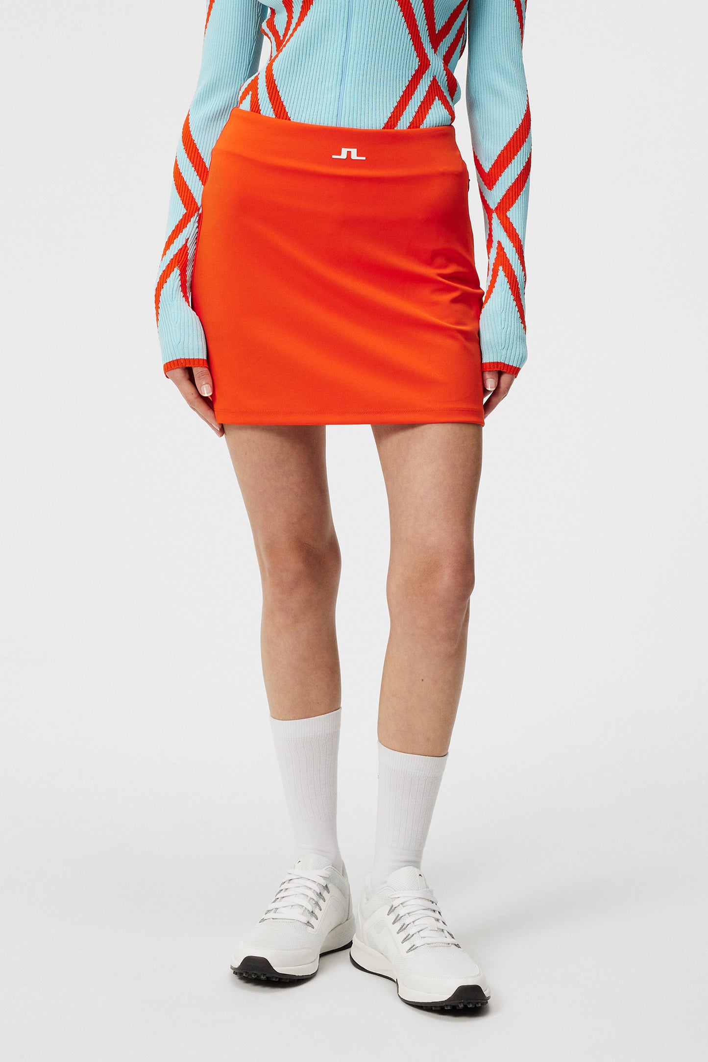 Raphaela Mid Skirt / Tangerine Tango