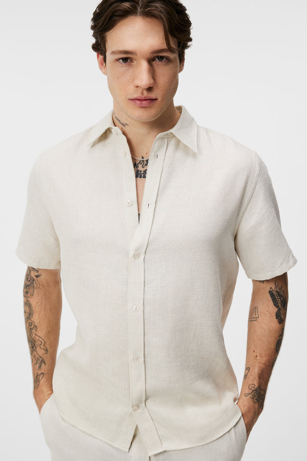 Lund Linen Mix Shirt / Safari Beige