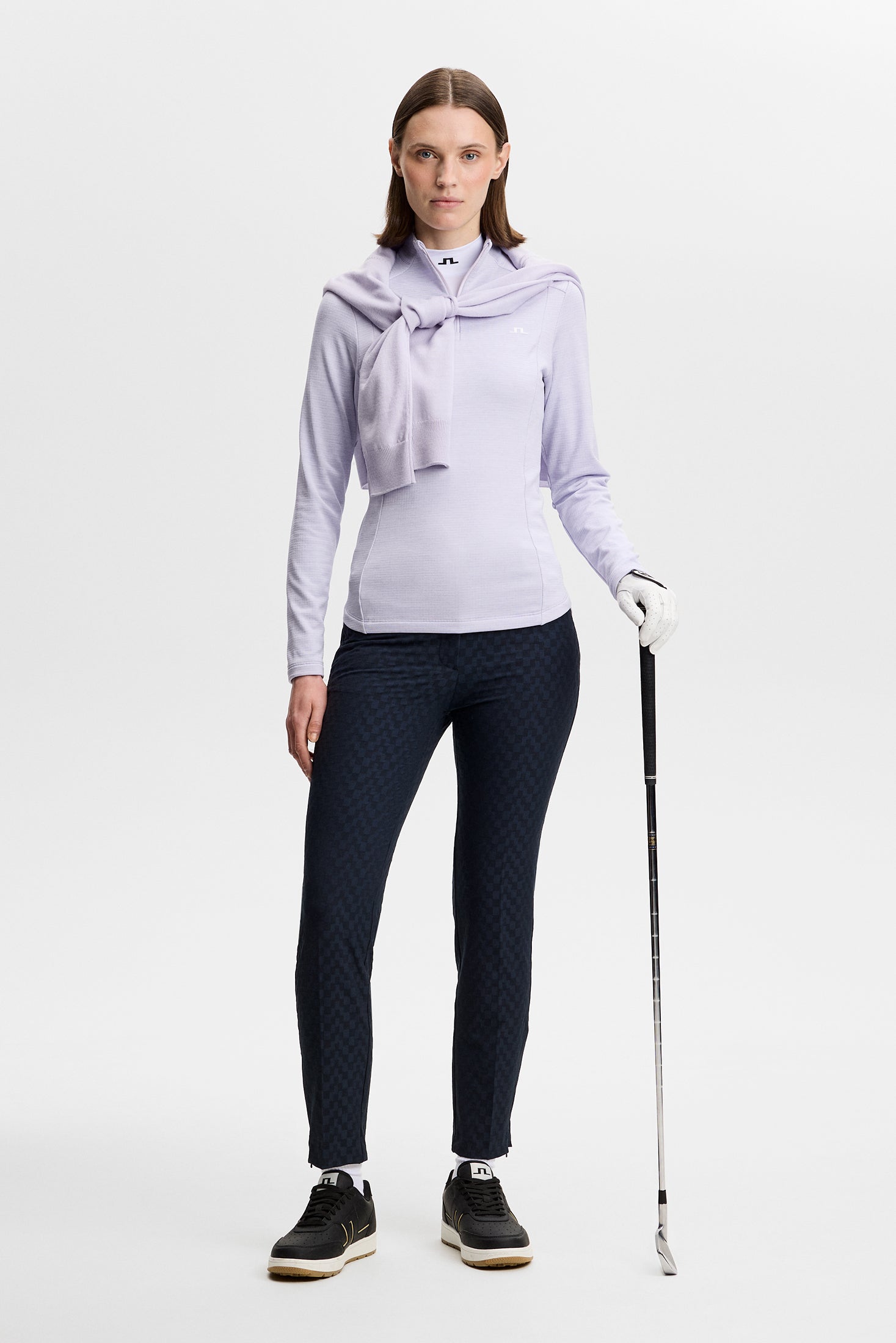 Steffi Quarter Zip Mid Layer | Golf | J.LINDEBERG®
