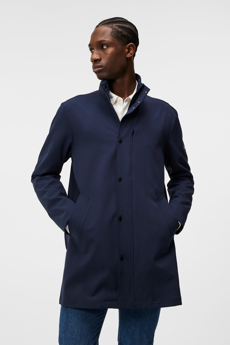Tepley midlength jacket / JL Navy
