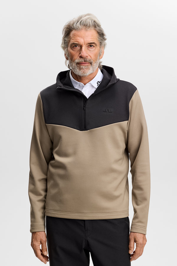 Maclean Quarter Zip Hood / Brindle