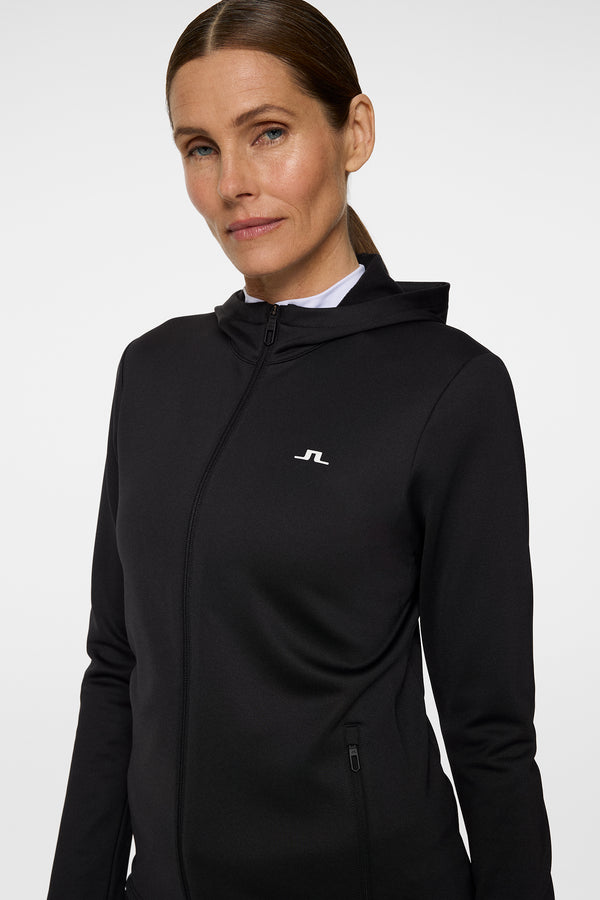 Aerialle Zip Hood / Black