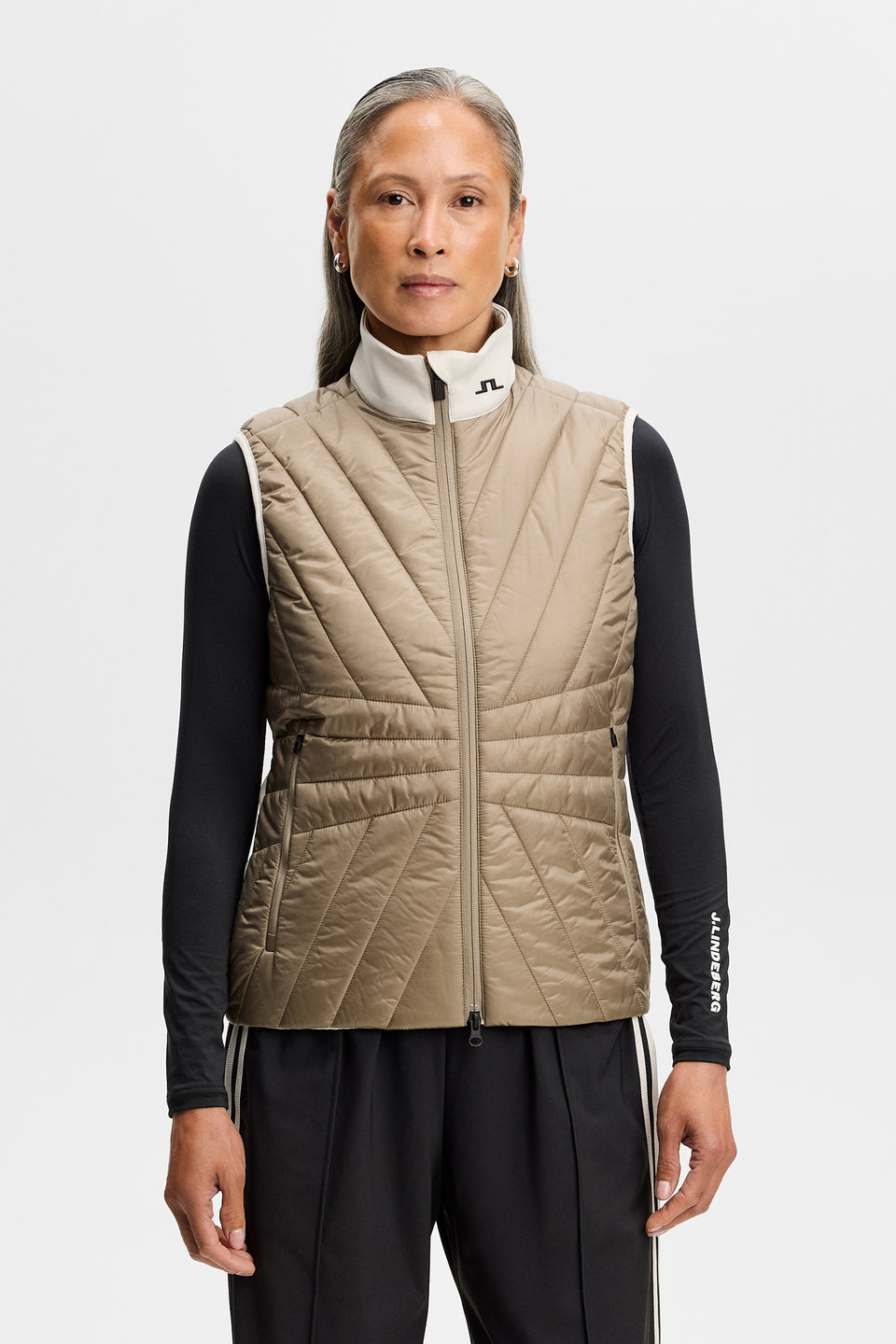 Holma Quilt Hybrid Vest / Brindle