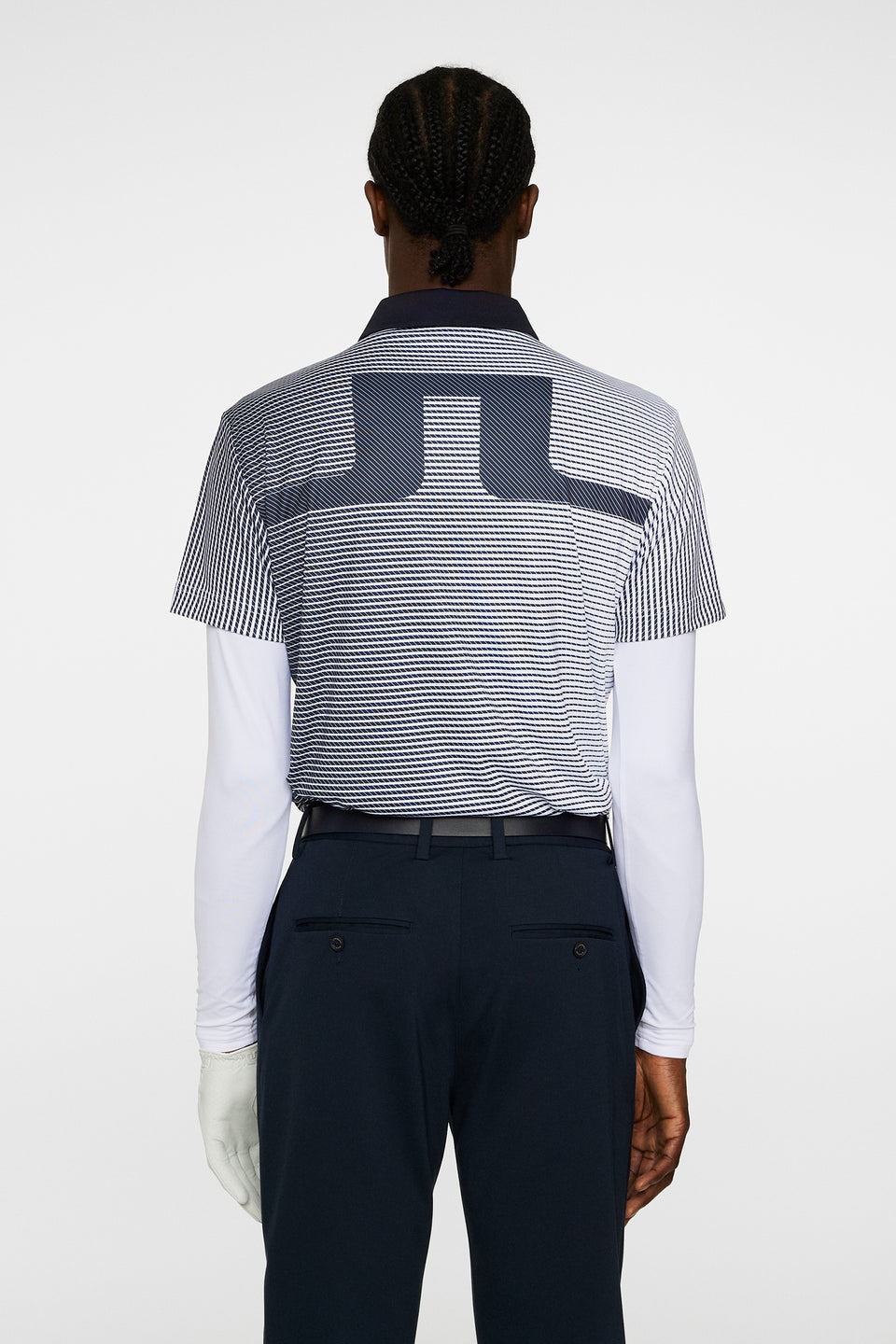 Marvin Stripe Polo / White