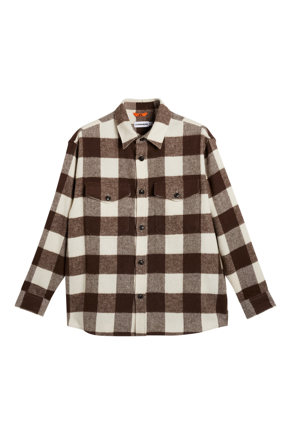 Carter Wool Overshirt / Seal Brown