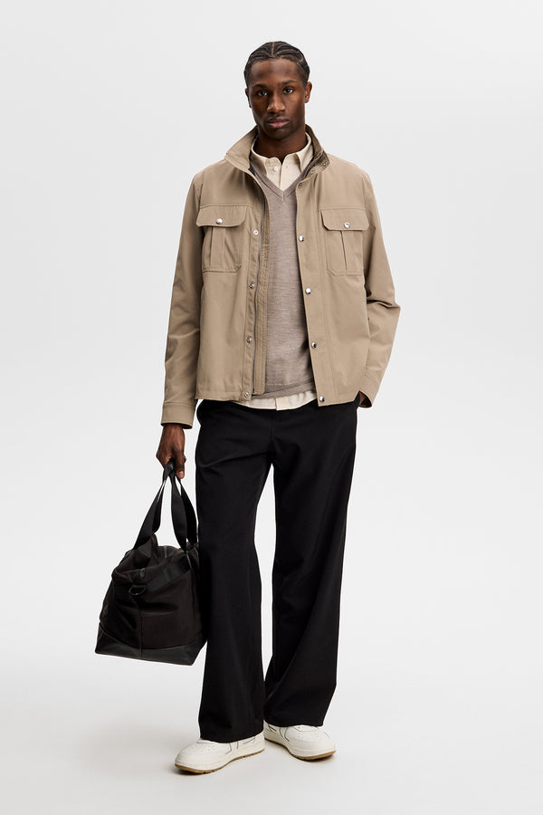 Liam Knitted Vest / Brindle Melange
