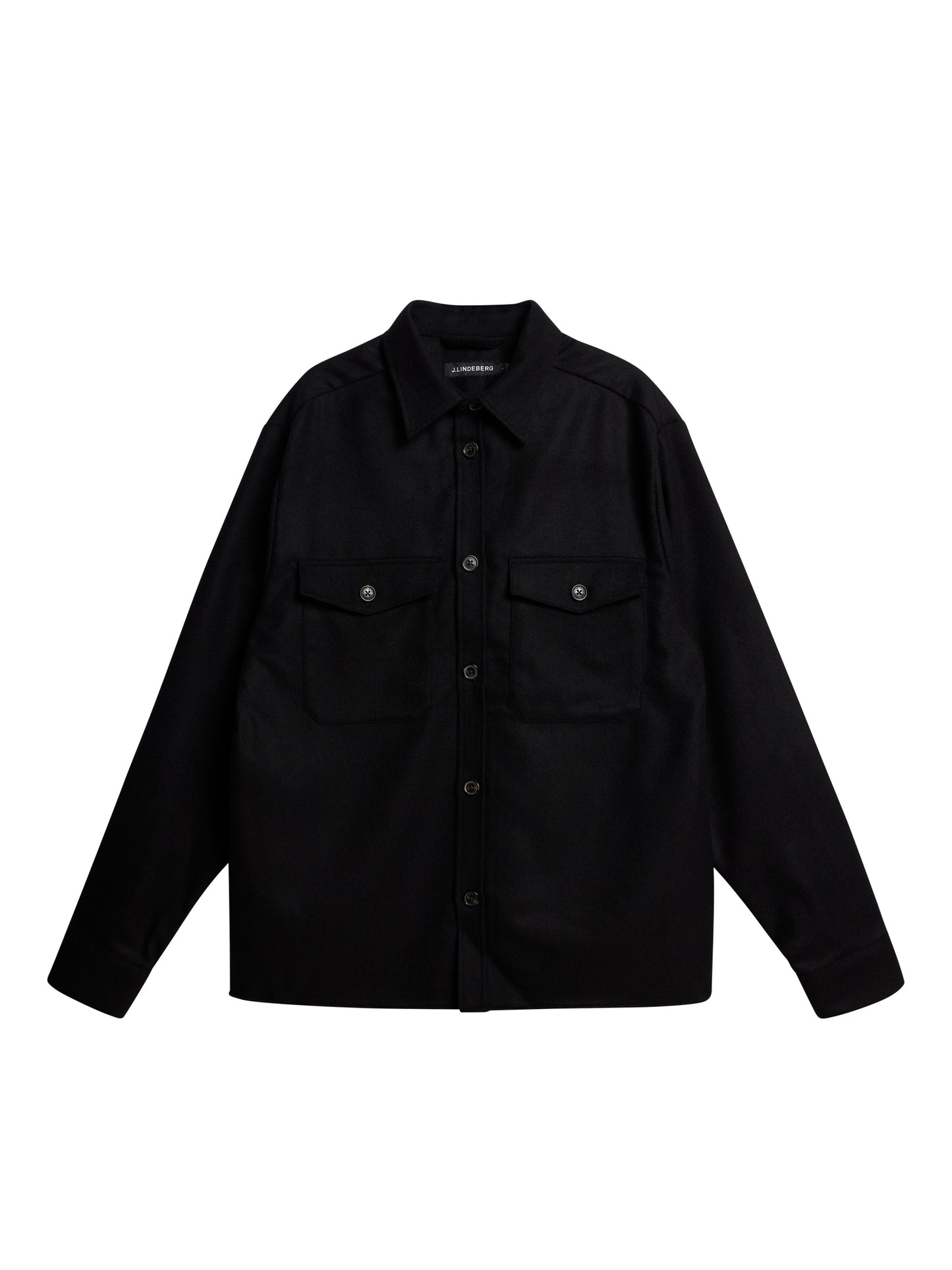 Flat Wool Overshirt / Black – J.Lindeberg