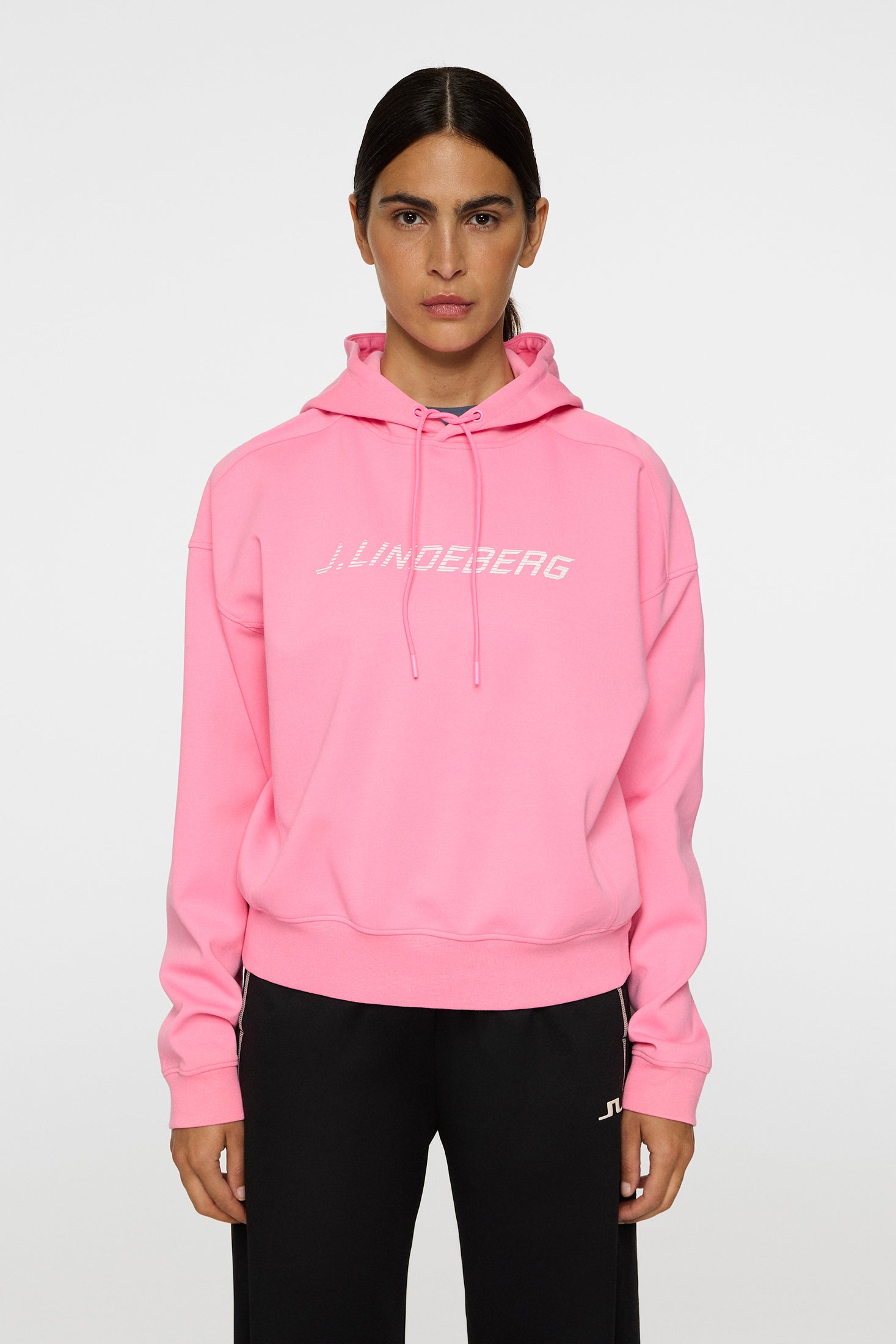 J.LINDEBERG フード付きピンクパーカー Dawn Hoodie / Eosine Pink – J.Lindeberg