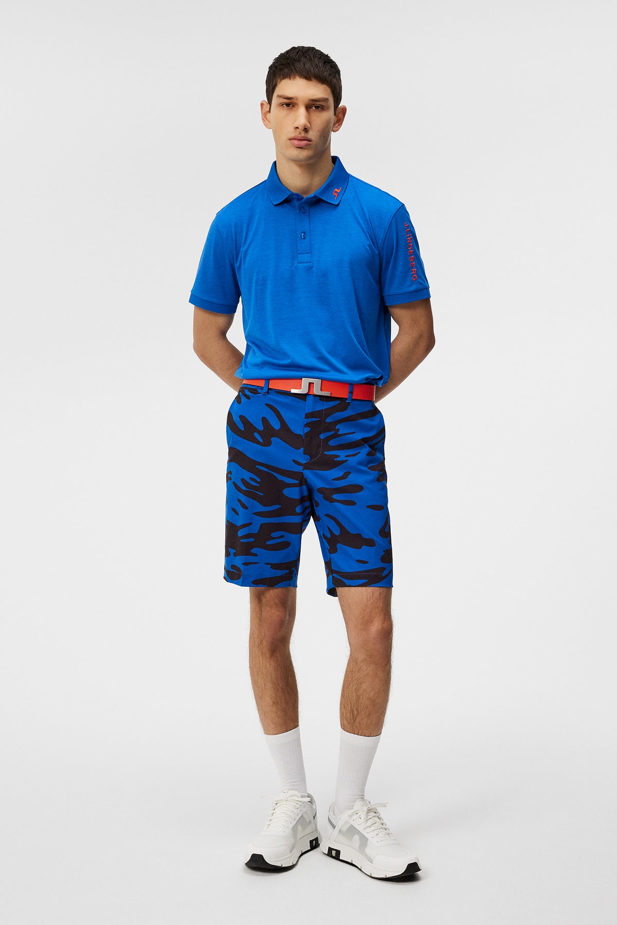Tour Tech Reg Fit Polo / Nautical Blue Melange