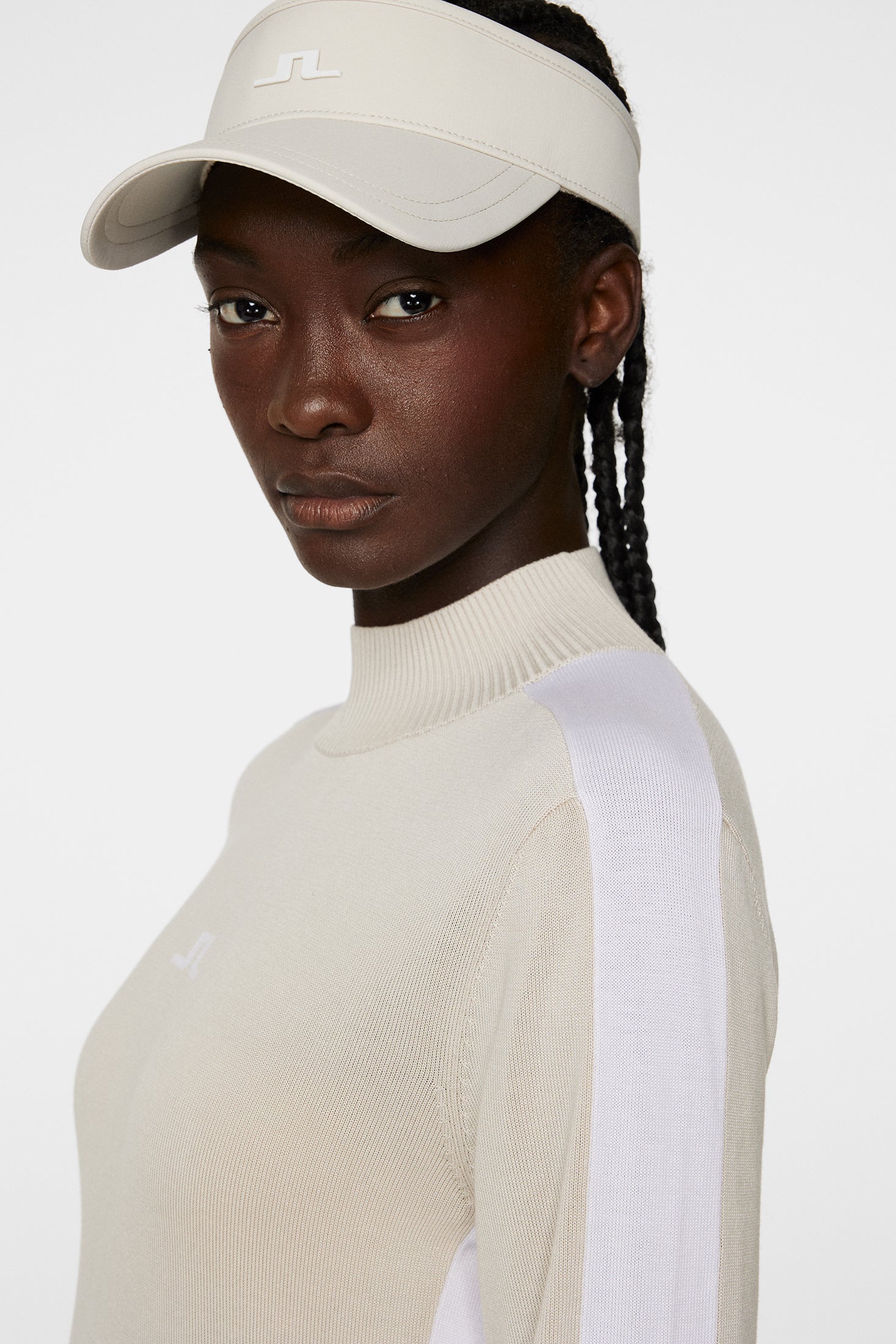 Adia Knitted Sweater / Moonbeam | J.Lindeberg Official