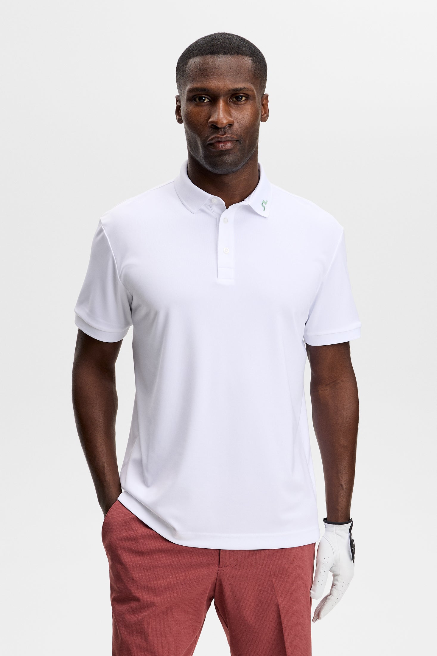 KV Print Polo / Paradise Hedge Green M – J.Lindeberg EU